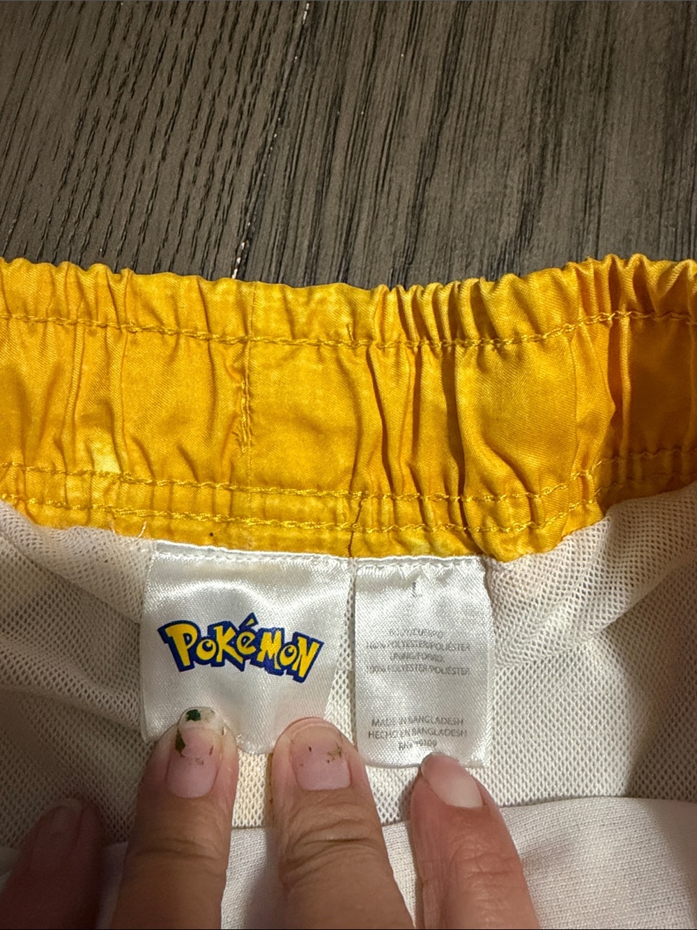 Pokemon Yellow and Blue Kids Swim Trunks - Picture 2 of 7